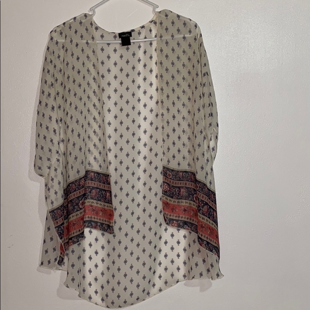 Sheer cardigan